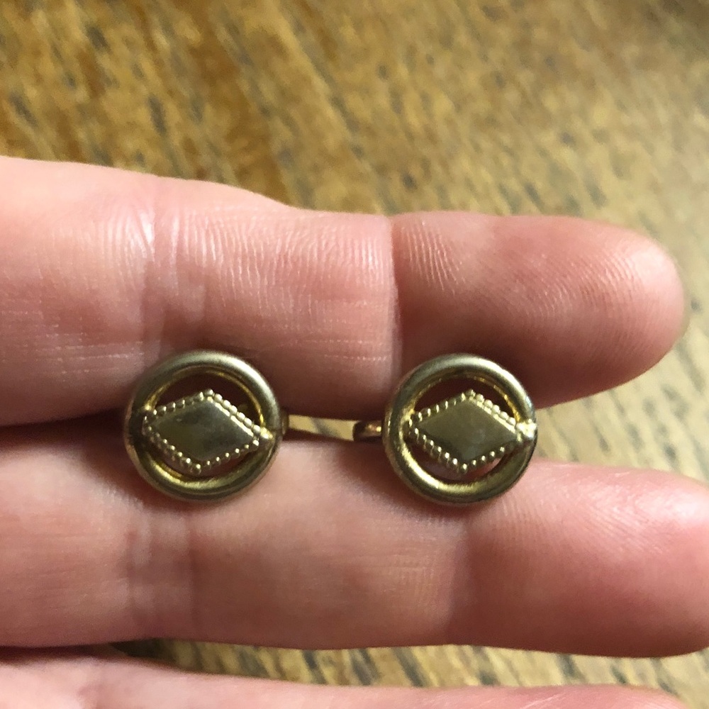 Vintage Gold Coro Earrings